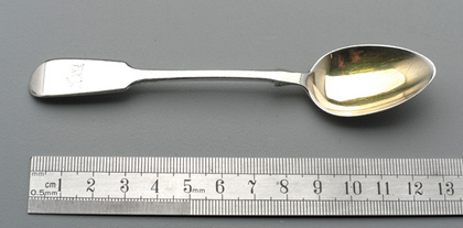 Canadian Antique Silver Teaspoon - Savage, Lyman & Co